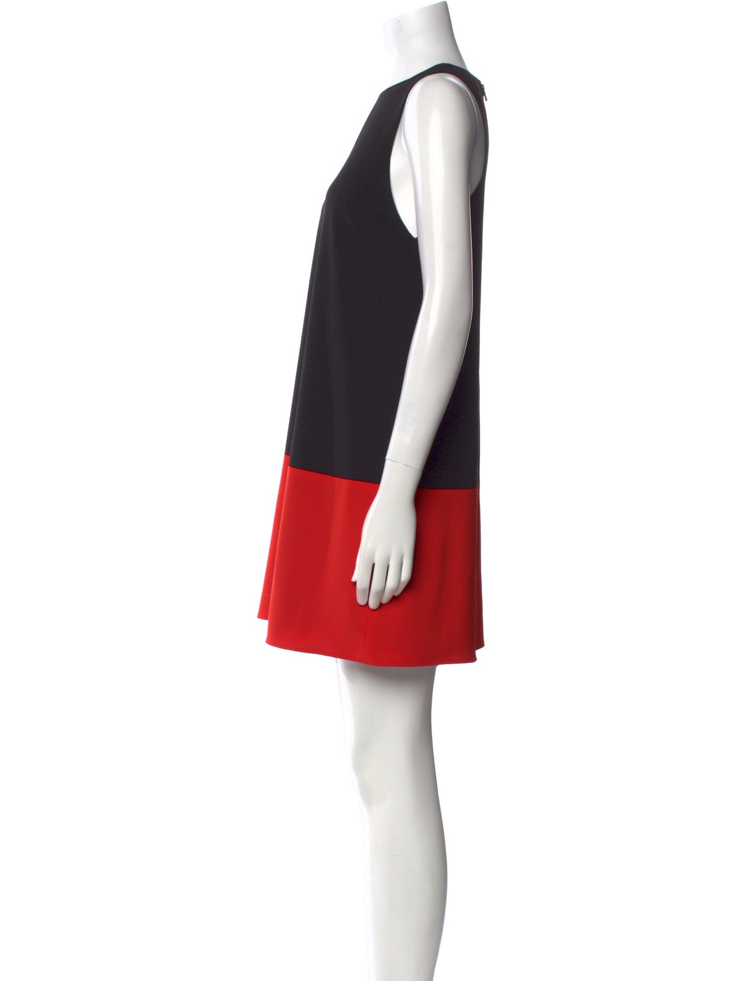 Alice + Olivia Colorblock Pattern Mini Dress