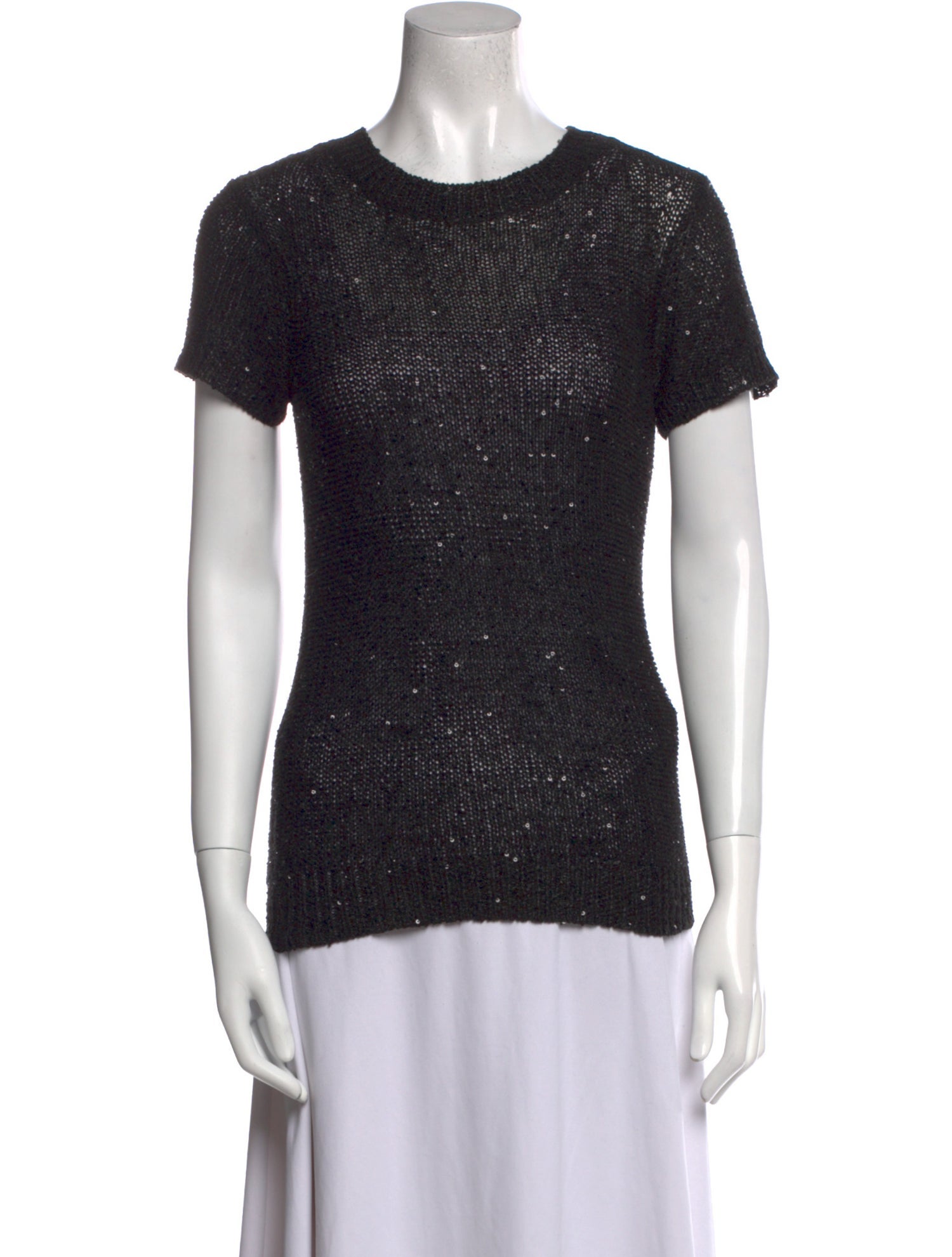 Alice + Olivia Crew Neck Short Sleeve T-Shirt