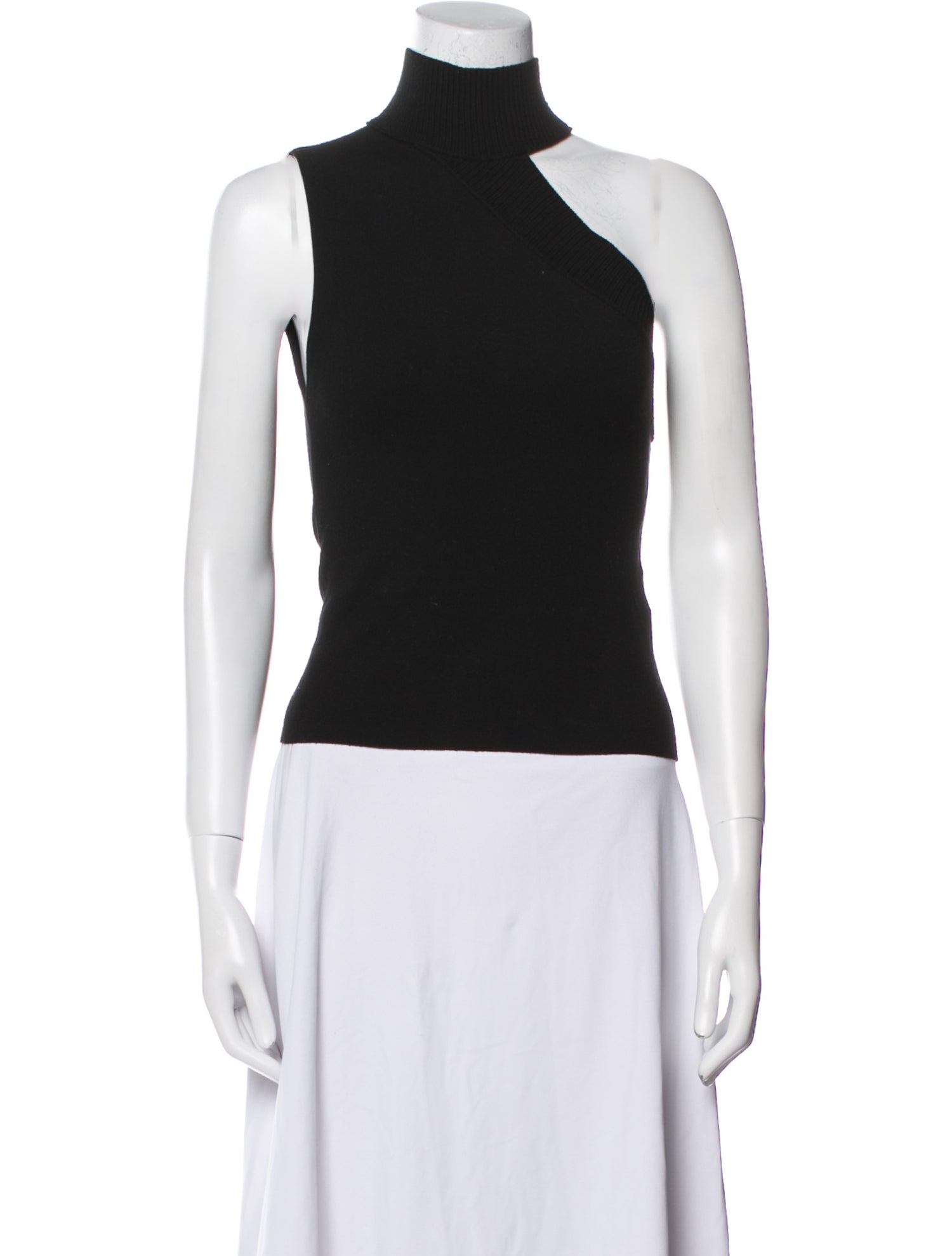 Alice + Olivia Turtleneck Sleeveless Top