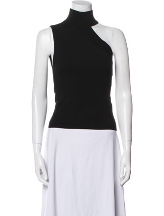 Alice + Olivia Turtleneck Sleeveless Top