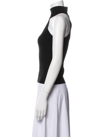 Alice + Olivia Turtleneck Sleeveless Top