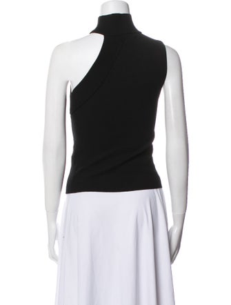 Alice + Olivia Turtleneck Sleeveless Top