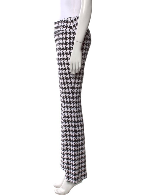 Alice + Olivia Houndstooth Print Wide Leg Pants