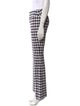 Alice + Olivia Houndstooth Print Wide Leg Pants