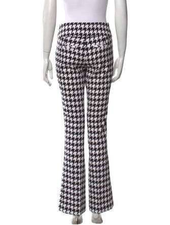 Alice + Olivia Houndstooth Print Wide Leg Pants