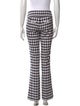 Alice + Olivia Houndstooth Print Wide Leg Pants