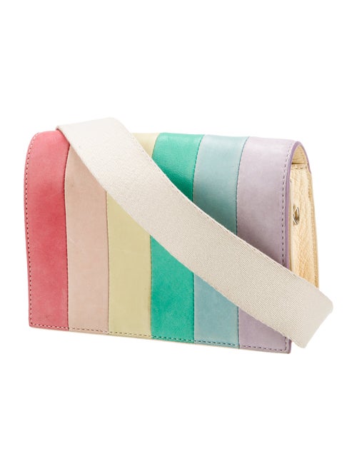 Alice + Olivia Leather Messenger Bag