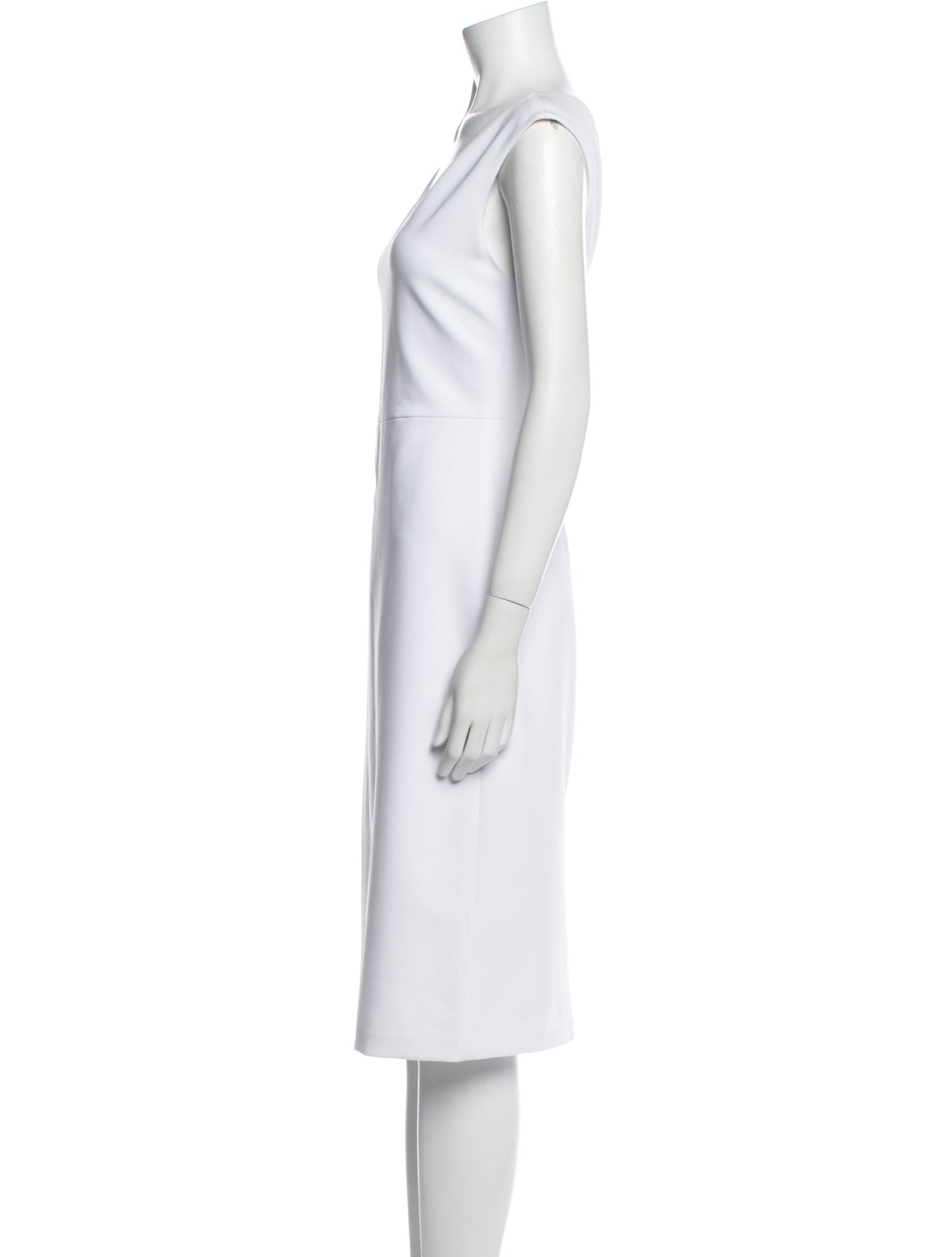 Alice + Olivia V-Neck Midi Length Dress