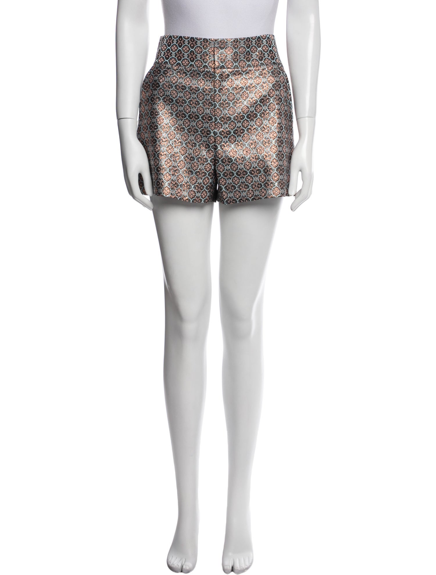 Alice + Olivia Printed Mini Shorts w/ Tags