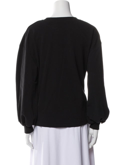 Alice + Olivia Crew Neck Long Sleeve Sweatshirt