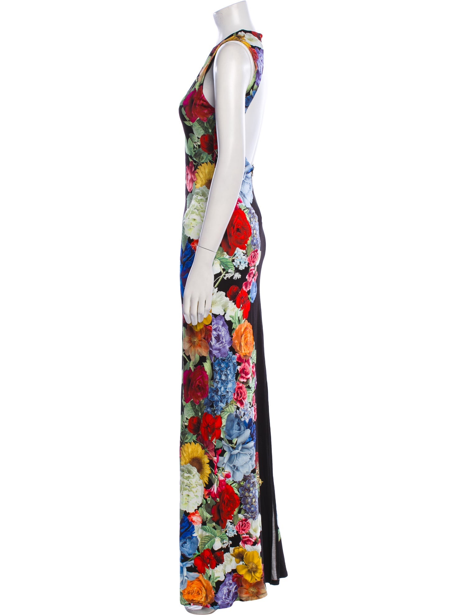Alice + Olivia Floral Print Long Dress w/ Tags