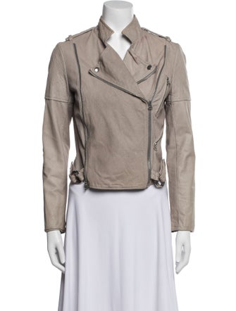 Alice + Olivia Suede Biker Jacket