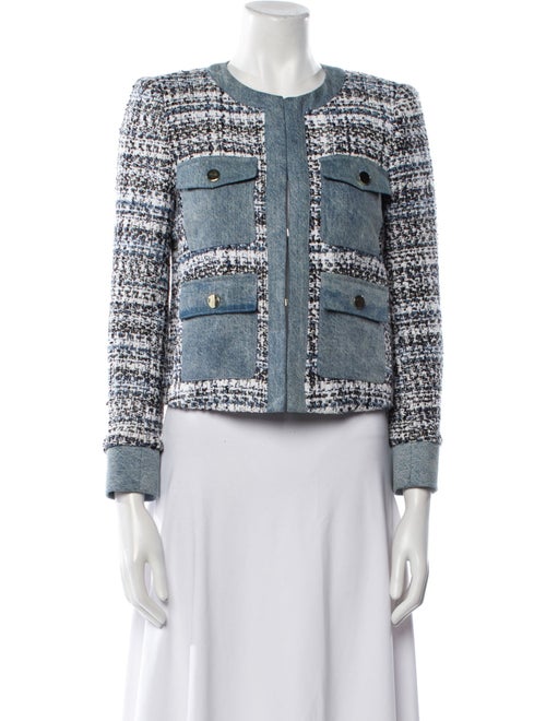 Alice + Olivia Tweed Pattern Jacket
