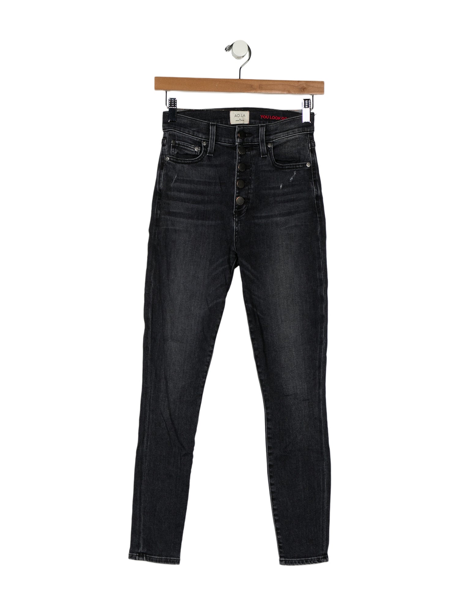 Alice + Olivia Mid-Rise Skinny Leg Jeans
