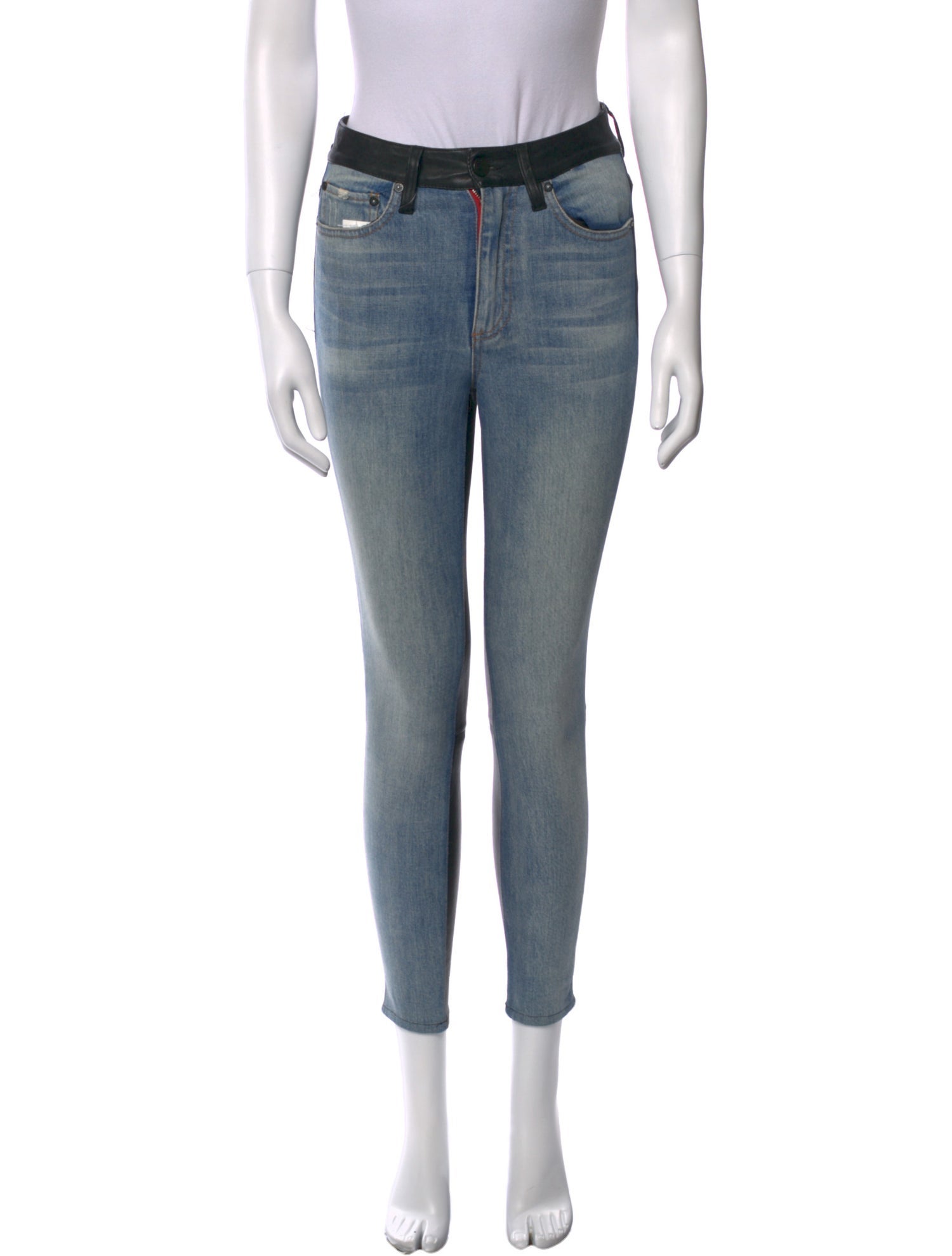 Alice + Olivia High-Rise Skinny Leg Jeans