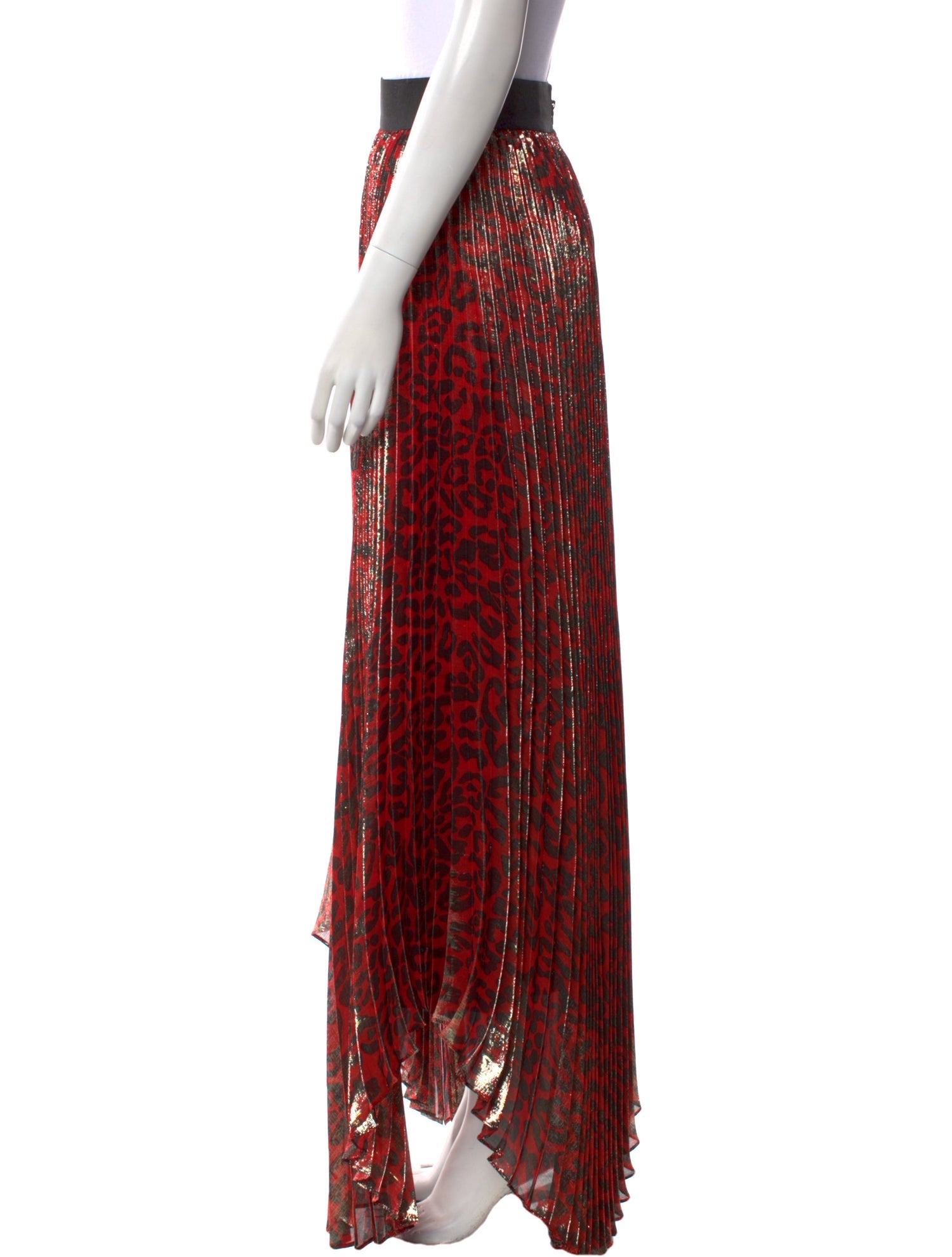 Alice + Olivia Silk Long Skirt