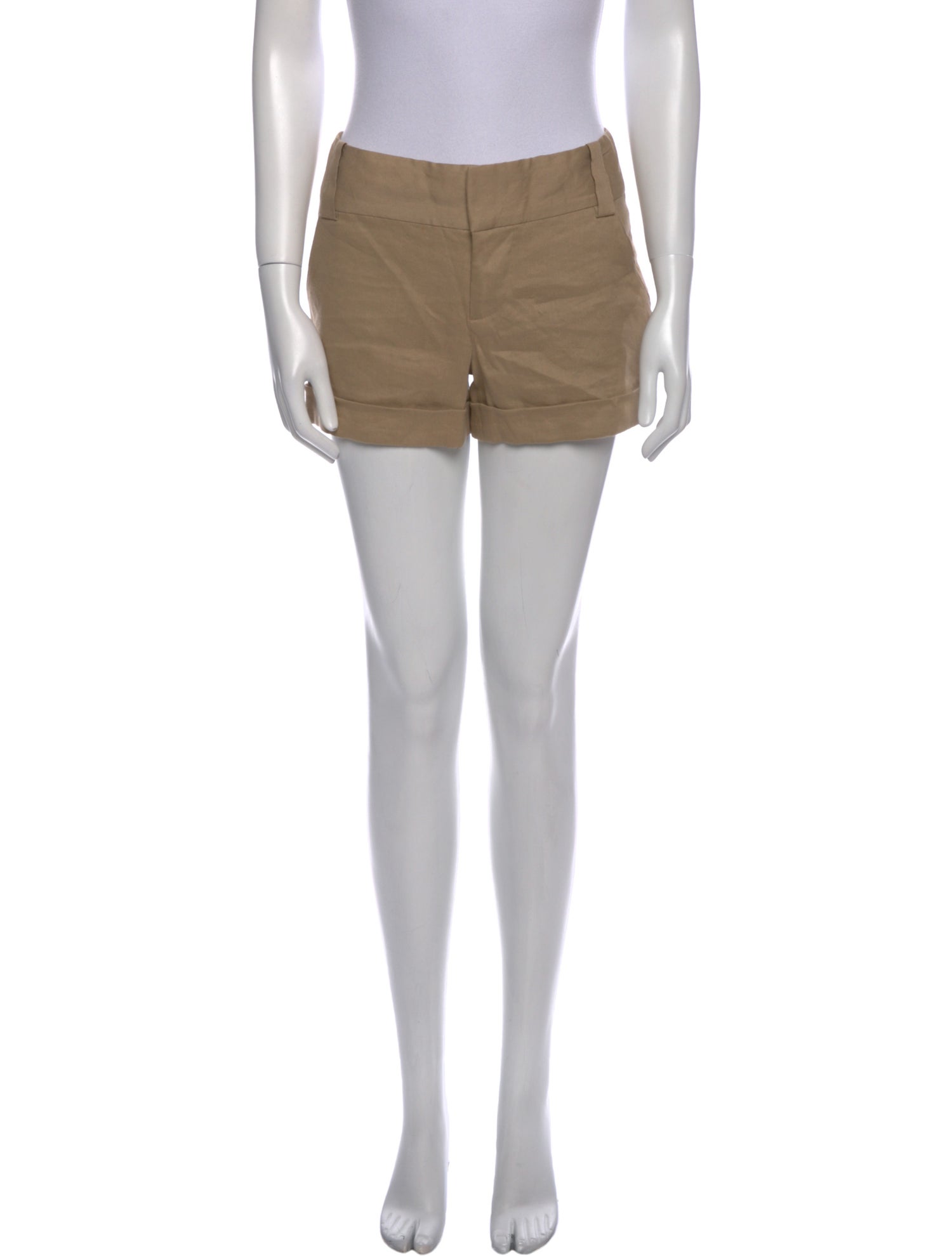 Alice + Olivia Linen Mini Shorts