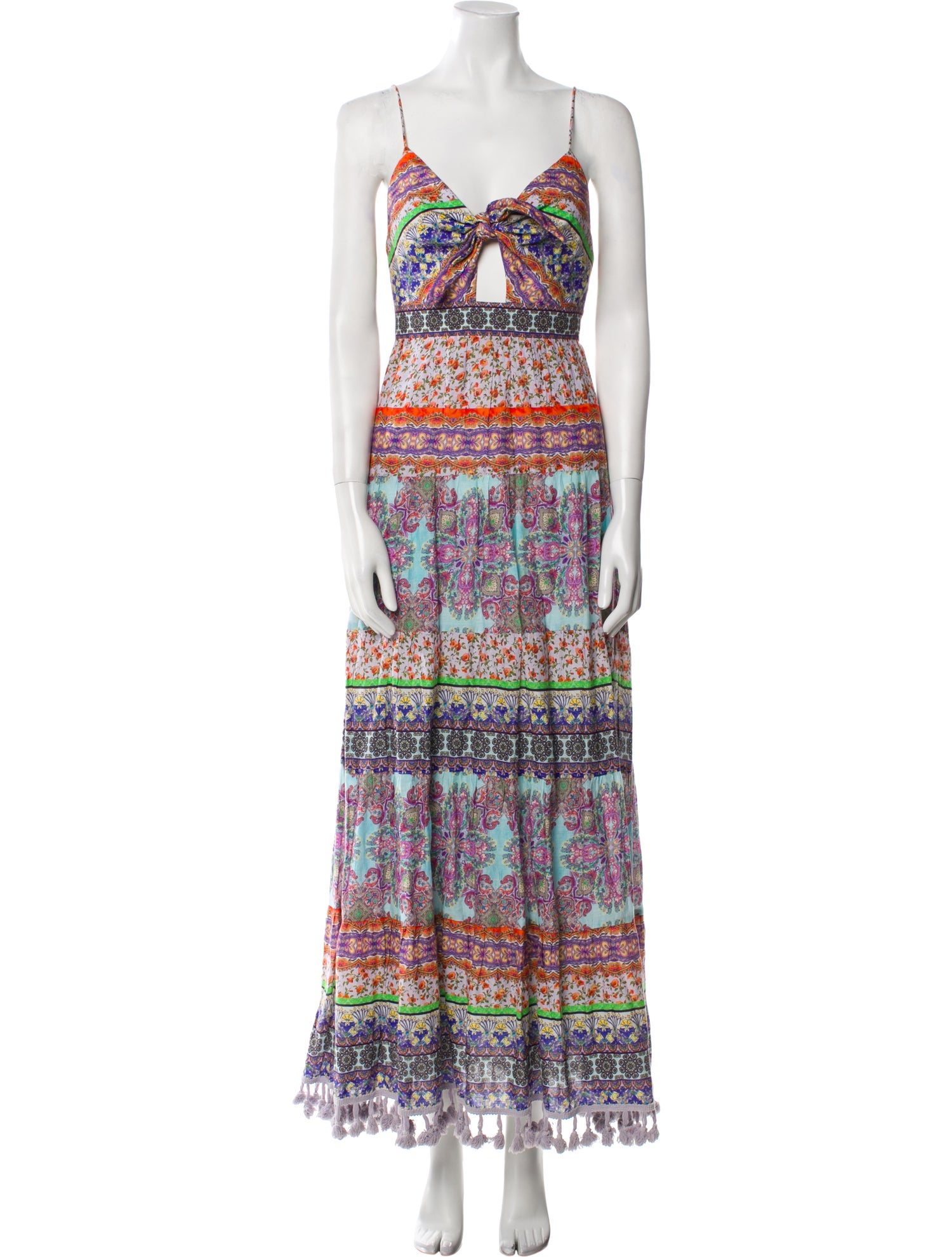 Alice + Olivia Printed Long Dress