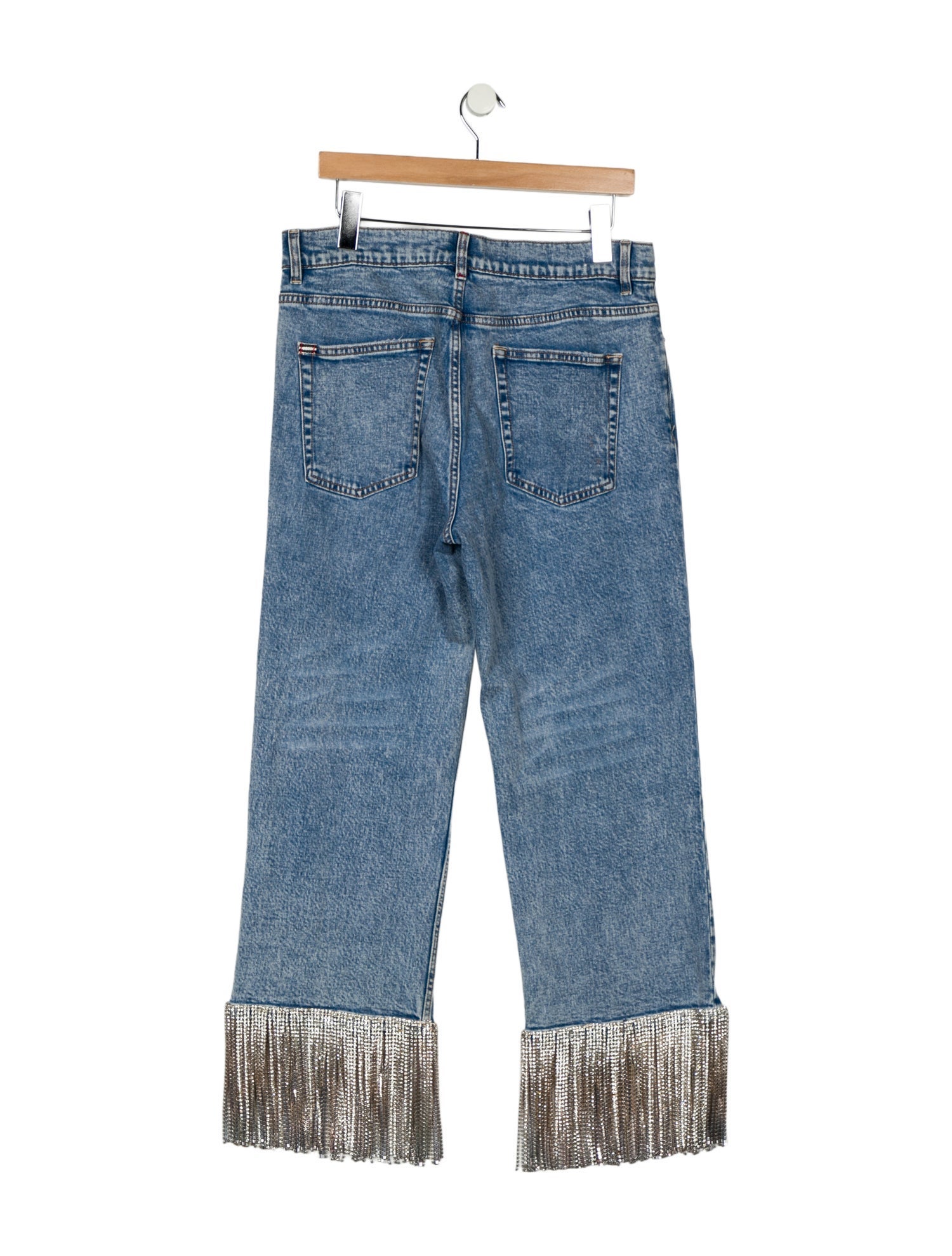 Alice + Olivia High-Rise Wide Leg Jeans