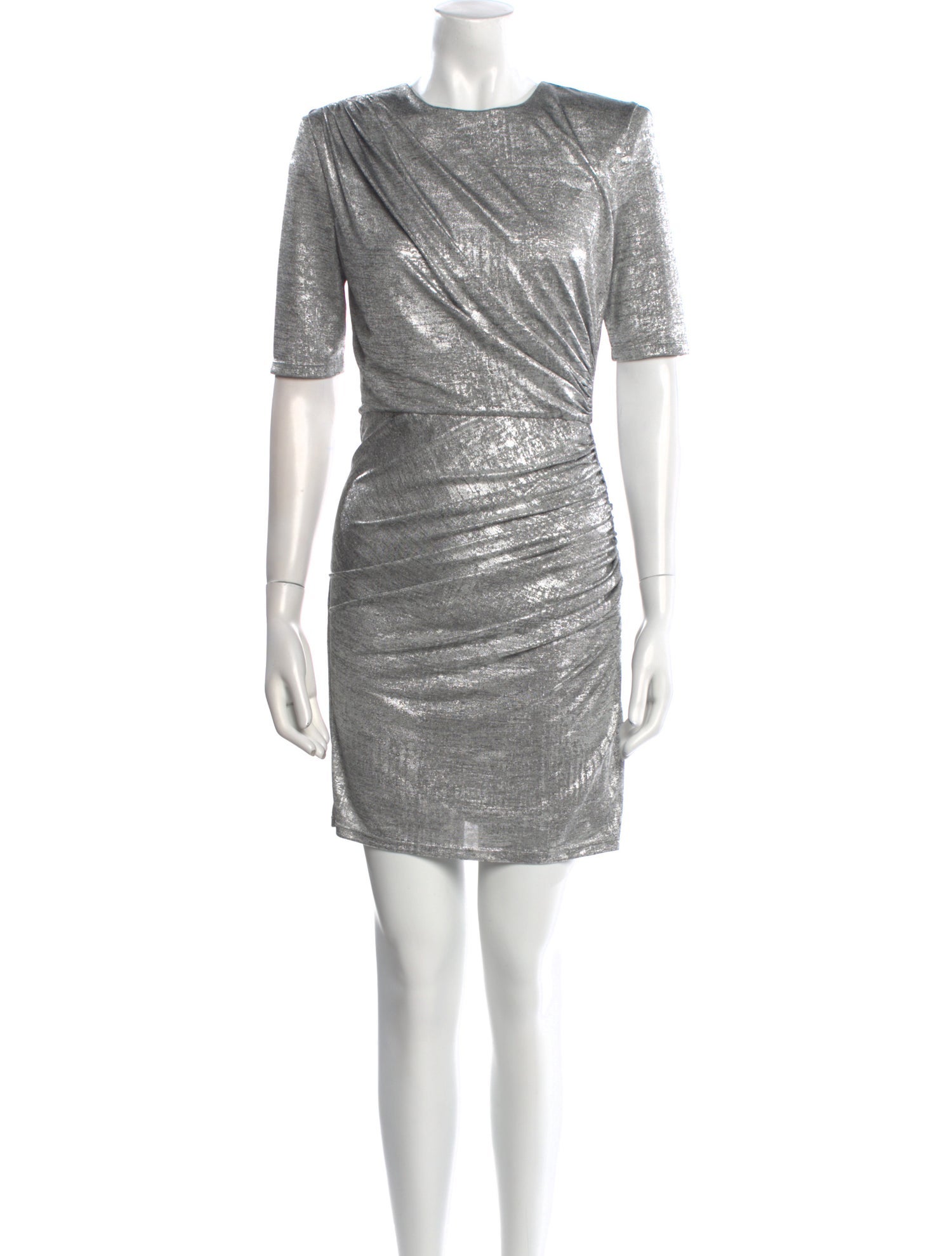 Alice + Olivia Crew Neck Mini Dress