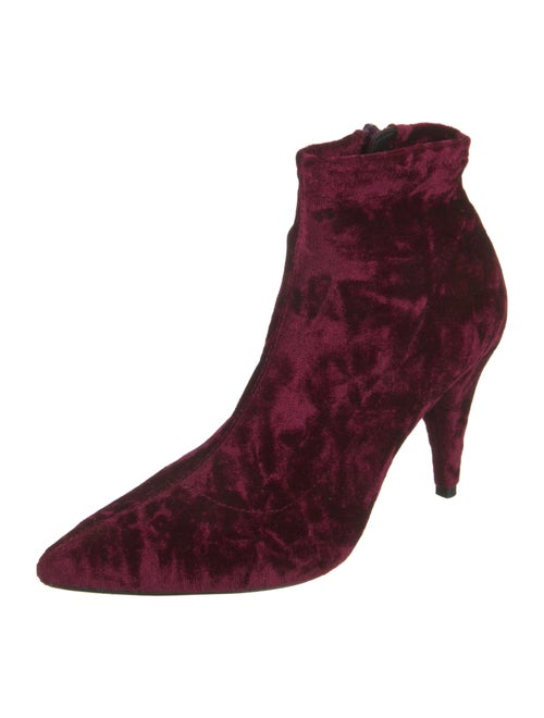 Alice + Olivia Velvet Boots