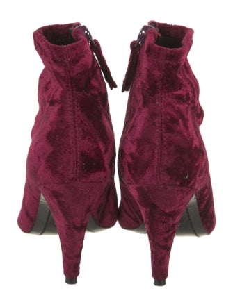 Alice + Olivia Velvet Boots