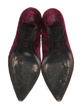 Alice + Olivia Velvet Boots