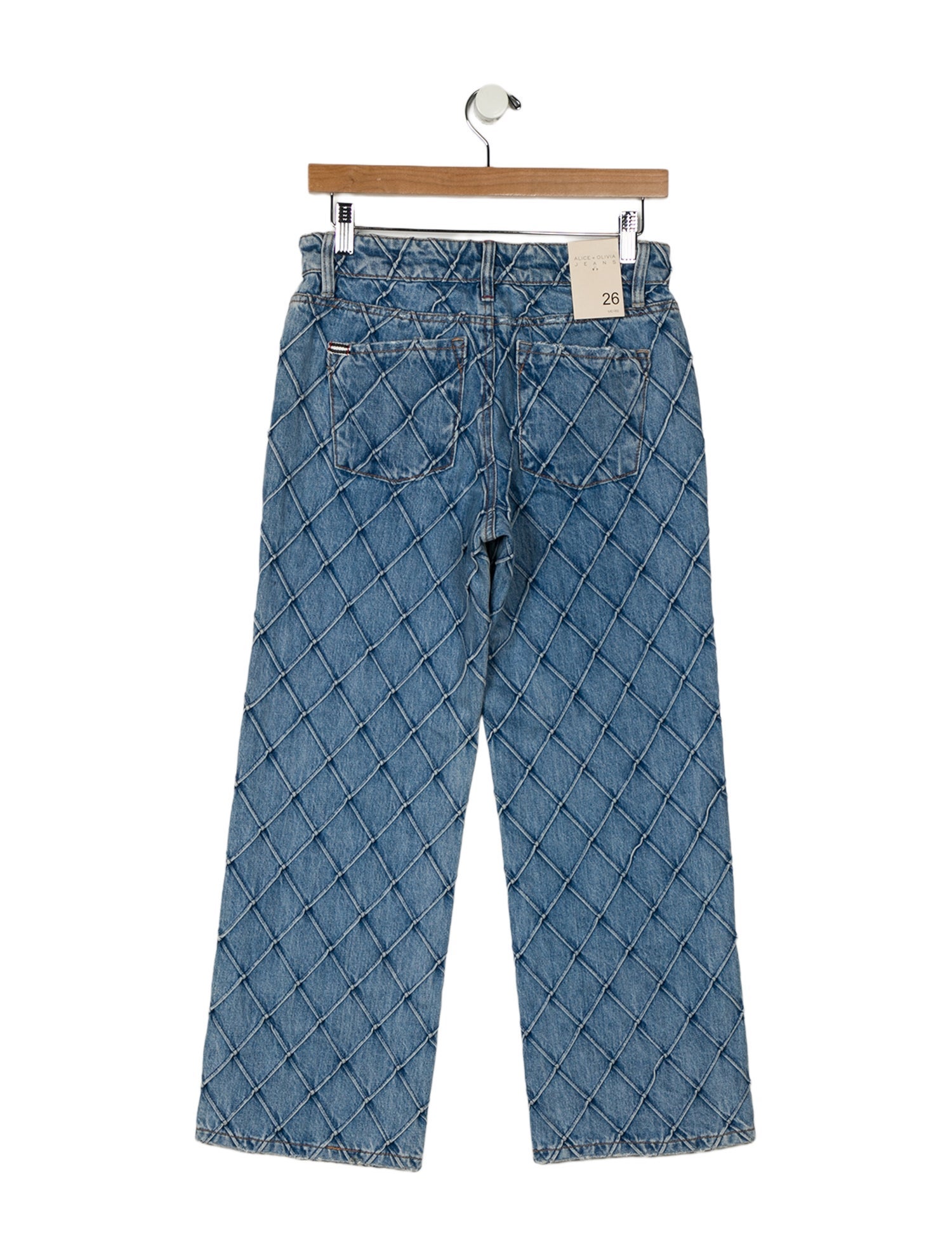 Alice + Olivia High-Rise Wide Leg Jeans w/ Tags