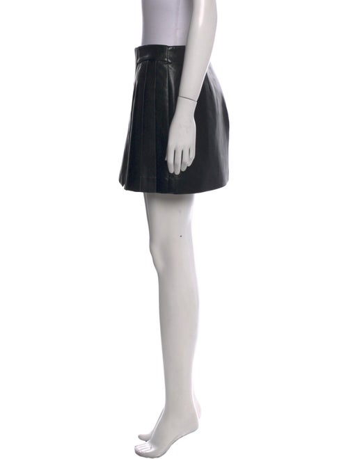 Alice + Olivia Pleated Accents Mini Skirt