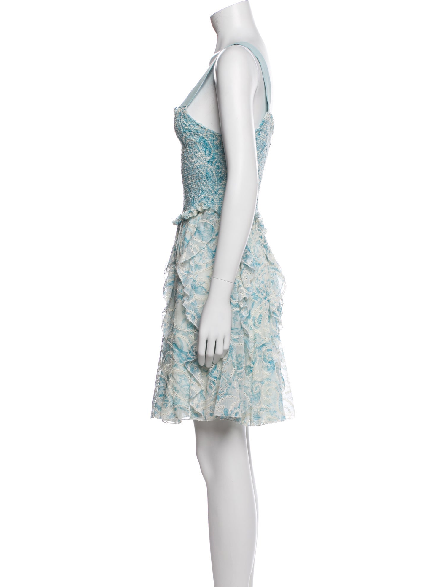 Alice + Olivia Floral Print Mini Dress