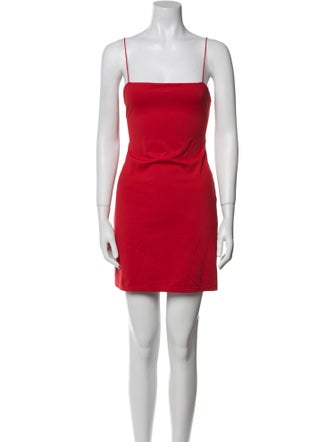 Alice + Olivia Square Neckline Mini Dress