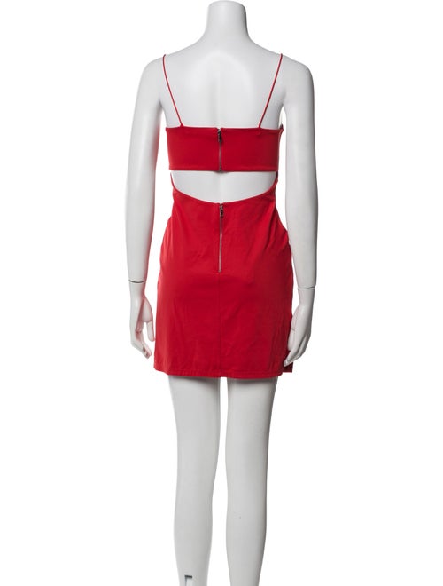 Alice + Olivia Square Neckline Mini Dress