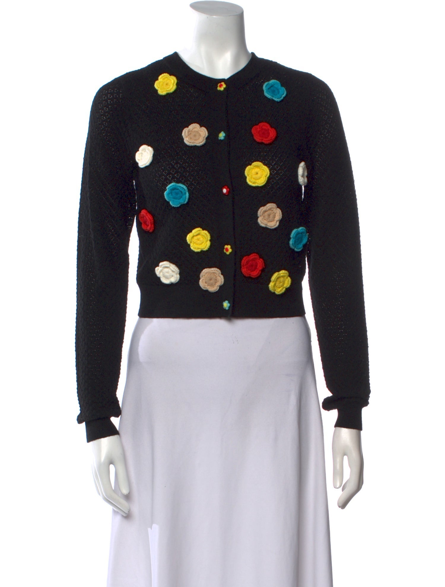 Alice + Olivia Wool Patterned Sweater