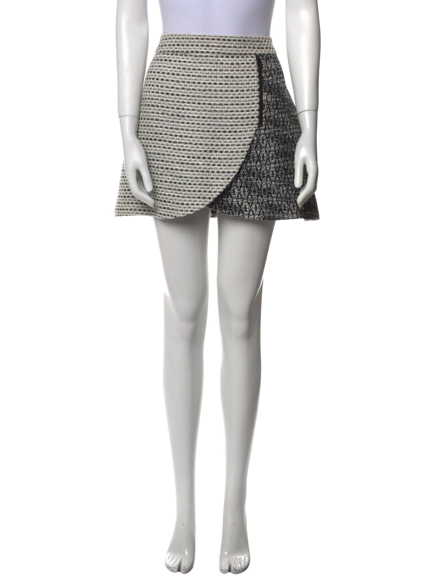 Alice + Olivia Printed Mini Skirt w/ Tags