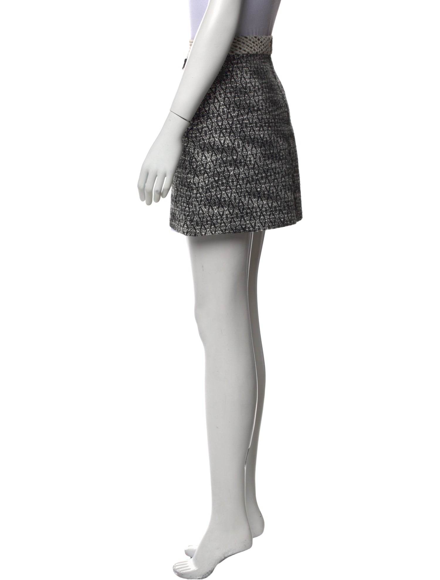 Alice + Olivia Printed Mini Skirt w/ Tags