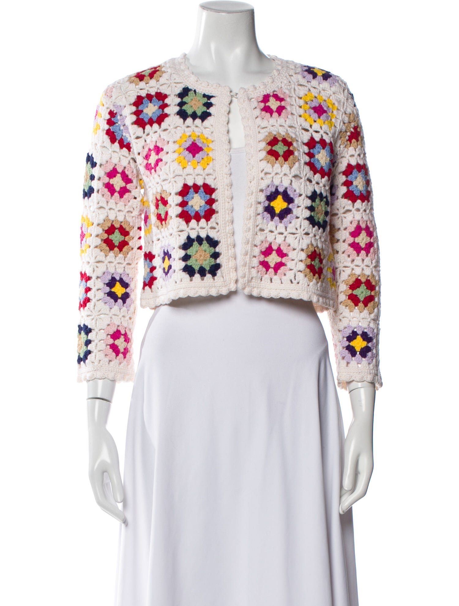 Alice + Olivia Wool Printed Evening Jacket