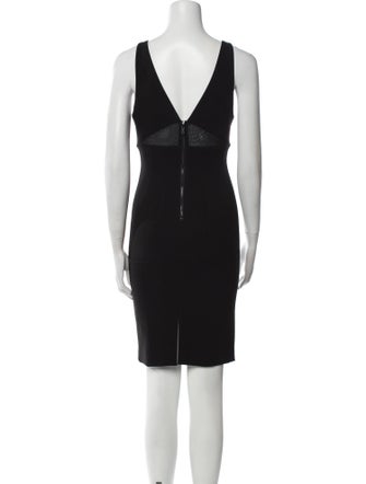 Alice + Olivia V-Neck Mini Dress