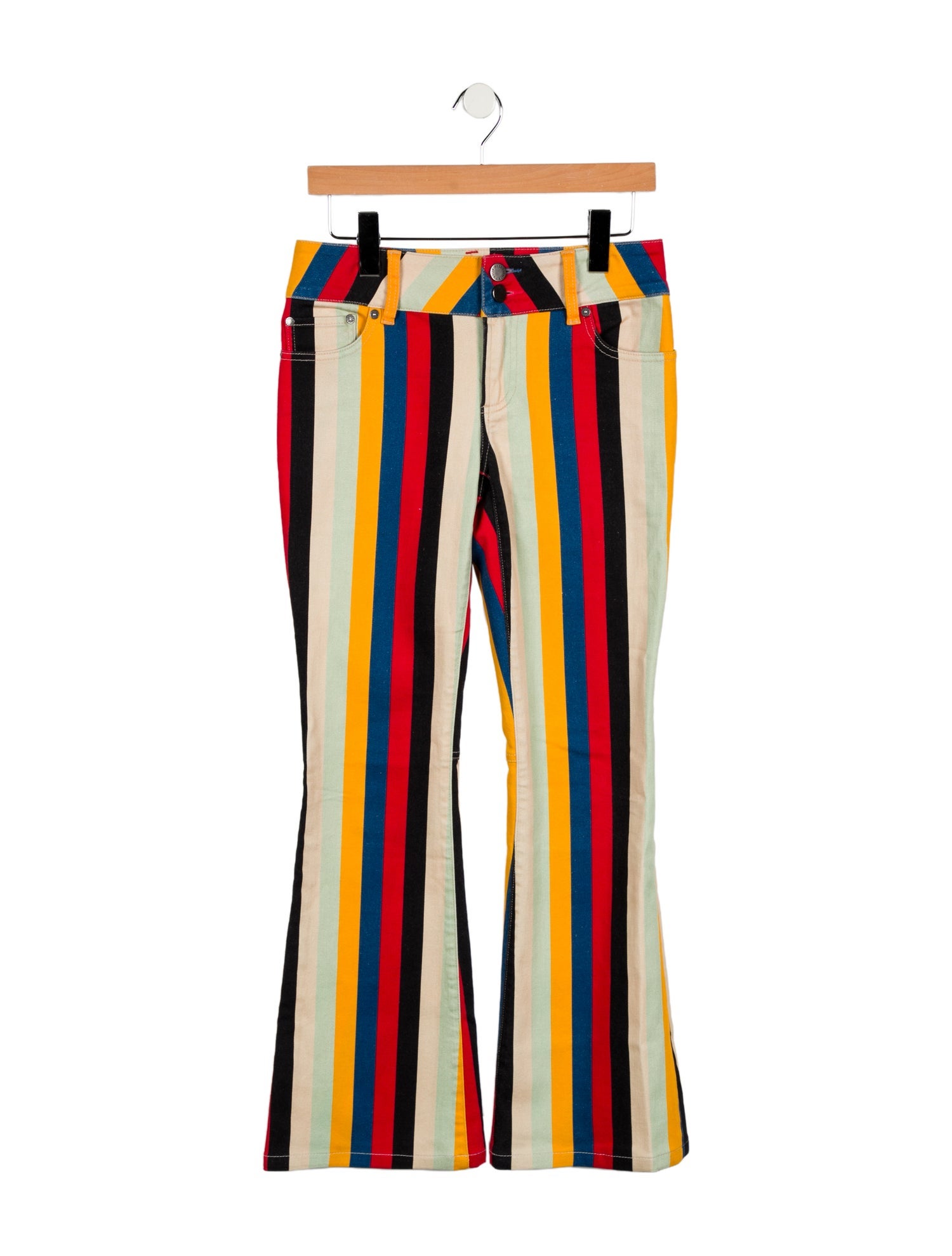 Alice + Olivia Mid-Rise Wide Leg Jeans