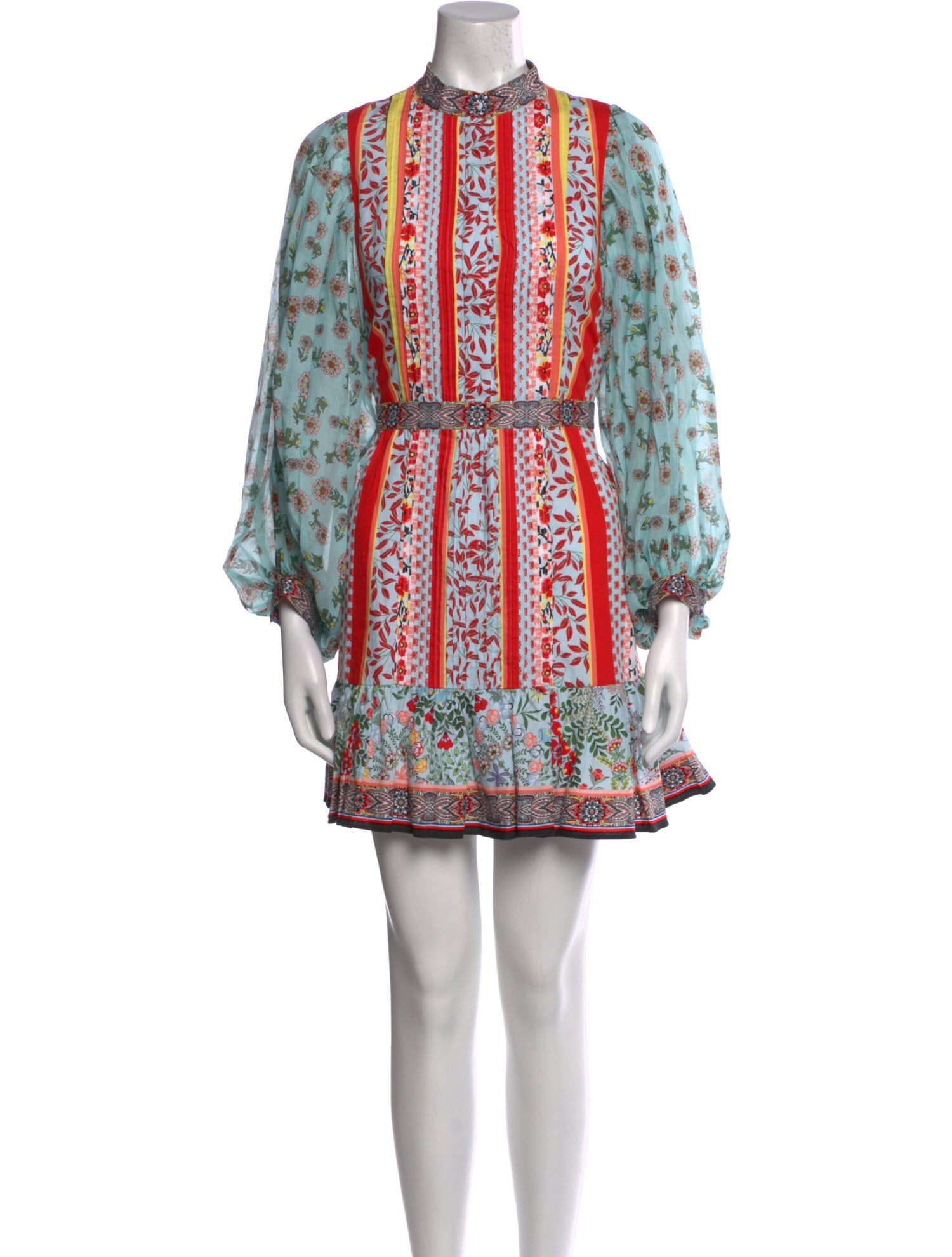 Alice + Olivia Floral Print Mini Dress