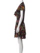 Alice + Olivia Floral Print Mini Dress