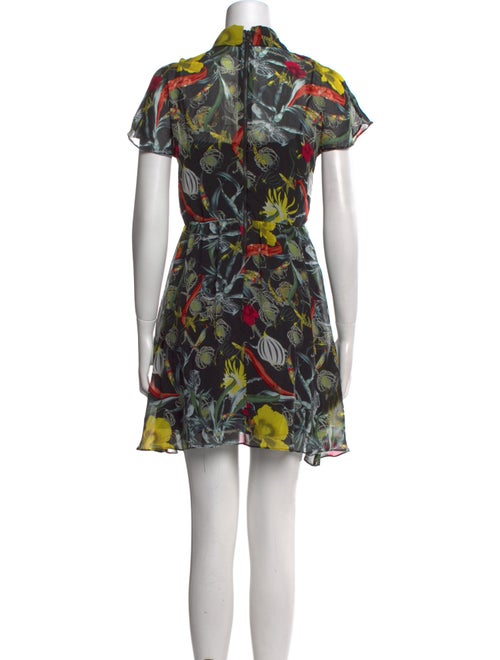Alice + Olivia Floral Print Mini Dress