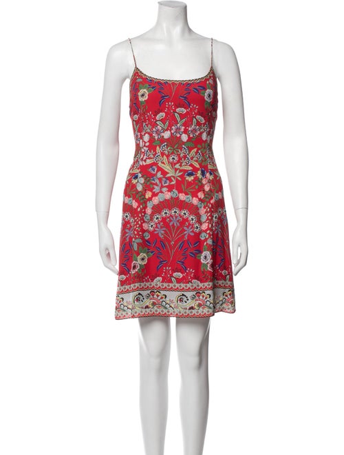 Alice + Olivia Floral Print Mini Dress