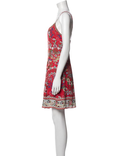 Alice + Olivia Floral Print Mini Dress