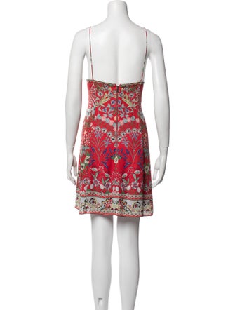 Alice + Olivia Floral Print Mini Dress