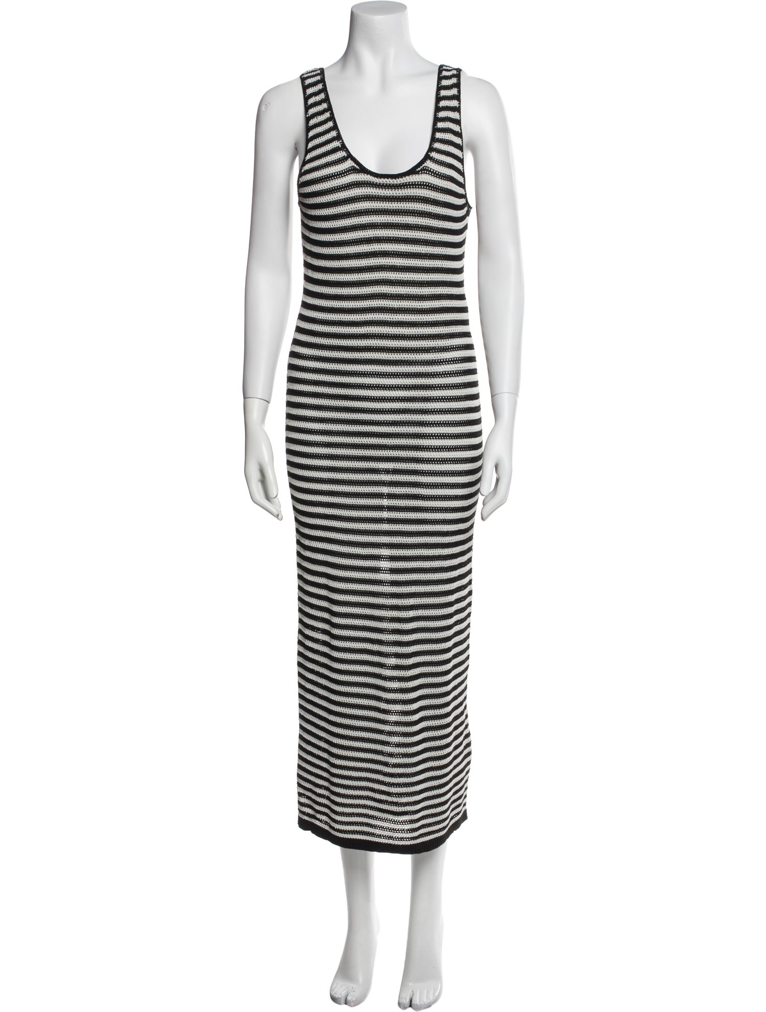 Alice + Olivia Striped Long Dress