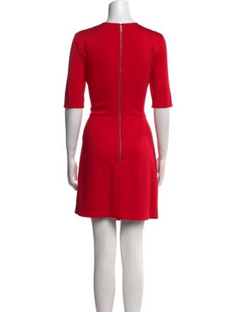 Alice + Olivia Crew Neck Mini Dress