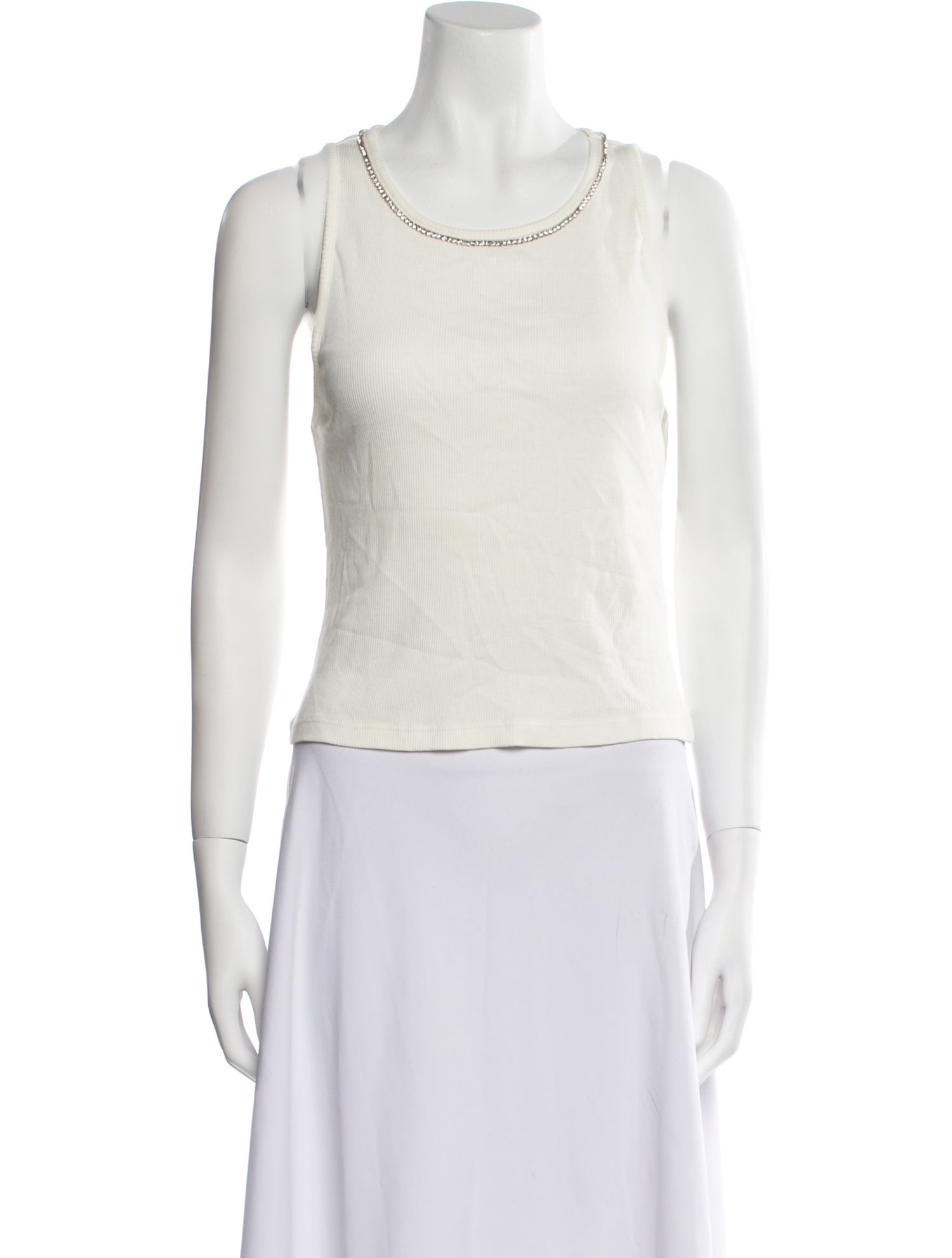 Alice + Olivia Scoop Neck Sleeveless Top