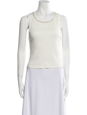 Alice + Olivia Scoop Neck Sleeveless Top