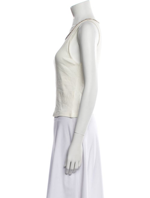 Alice + Olivia Scoop Neck Sleeveless Top