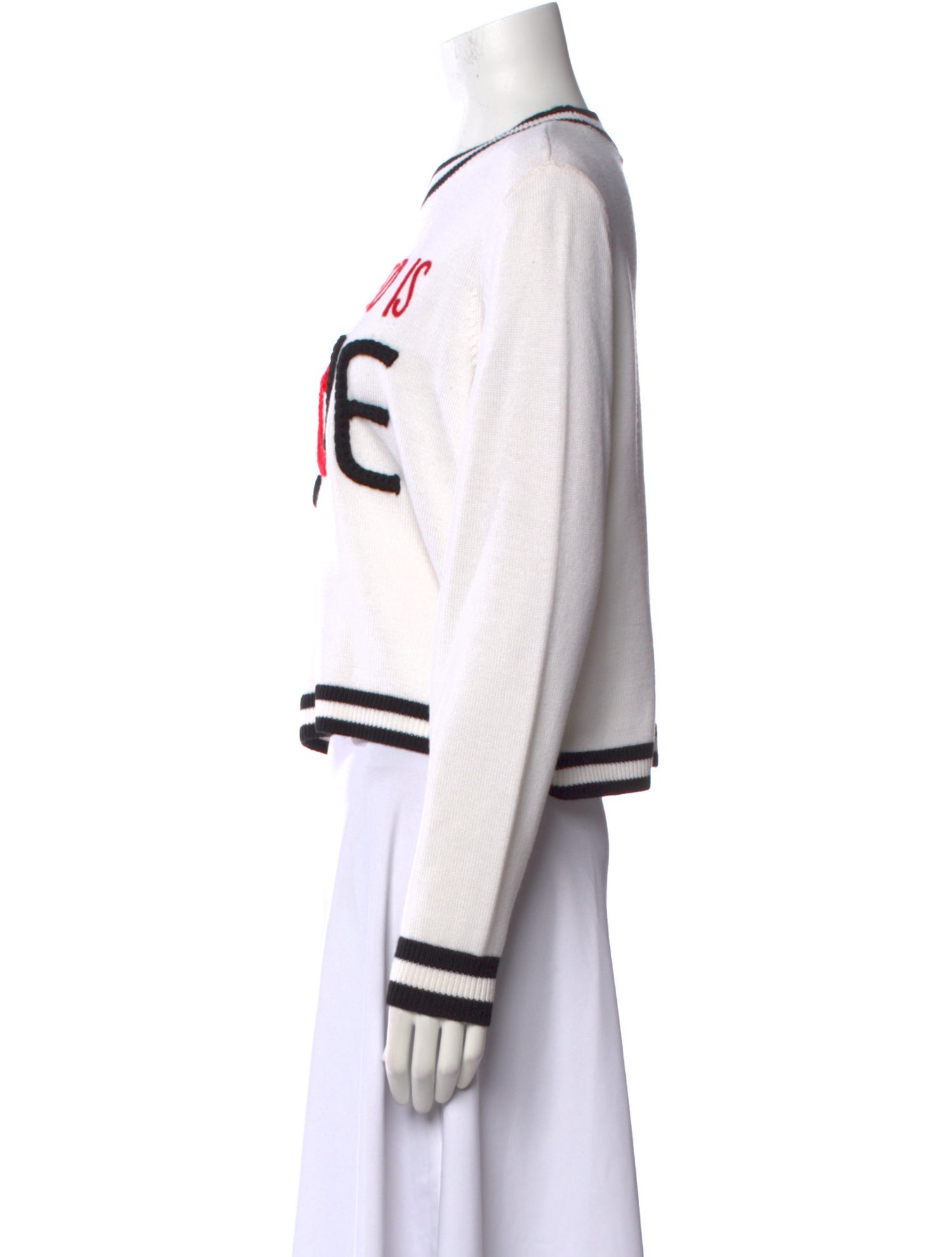 Alice + Olivia Wool Graphic Print Sweater w/ Tags